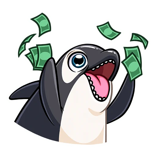 🤑 Стикер «Косатик» для Telegram