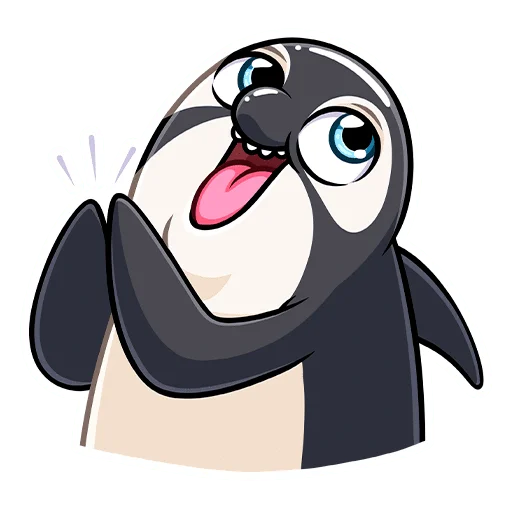 ☺️ Стикер «Косатик» для Telegram
