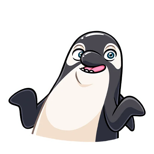 🤷‍♂ Стикер «Косатик» для Telegram