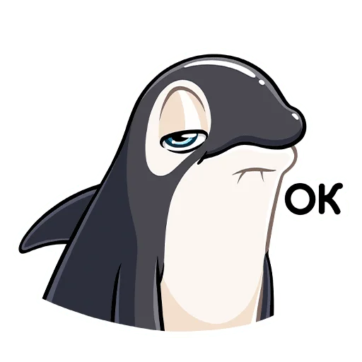 👌 Стикер «Косатик» для Telegram