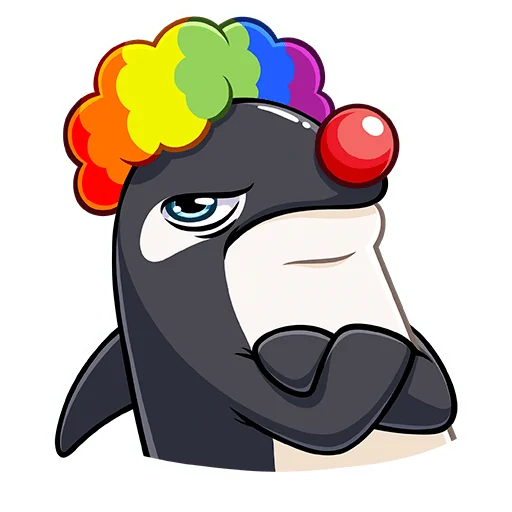 🤡 Стикер «Косатик» для Telegram