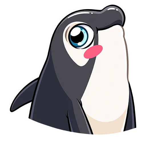 ☺️ Стикер «Косатик» для Telegram