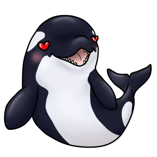 😍 Стикер «Orcas» для Telegram