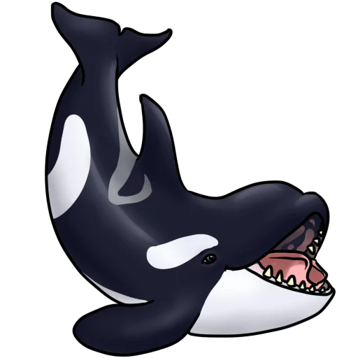 😝 Стикер «Orcas» для Telegram
