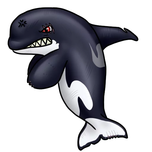 😡 Стикер «Orcas» для Telegram
