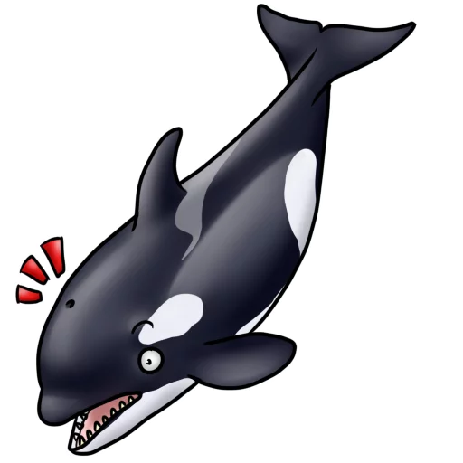 😱 Стикер «Orcas» для Telegram
