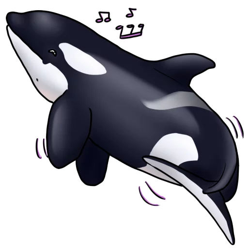 🎤 Стикер «Orcas» для Telegram
