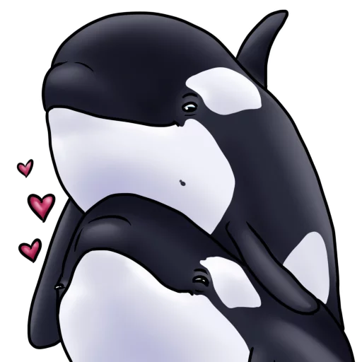 💑 Стикер «Orcas» для Telegram