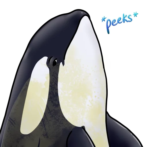 👀 Стикер «Orcas» для Telegram