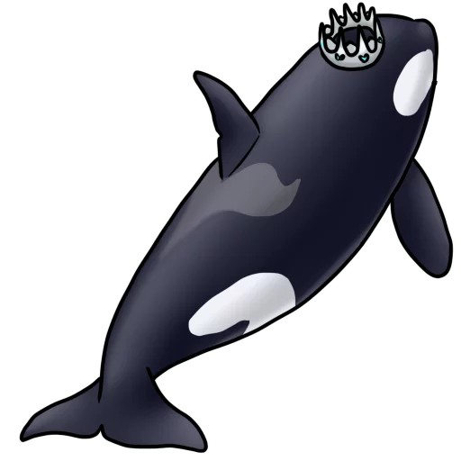 👸 Стикер «Orcas» для Telegram
