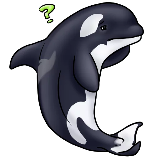 ❔ Стикер «Orcas» для Telegram