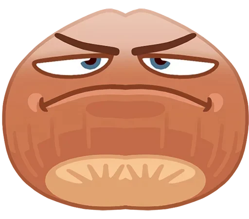 😙 Стикер «Орех так и просится на ГРЕХ» для Telegram
