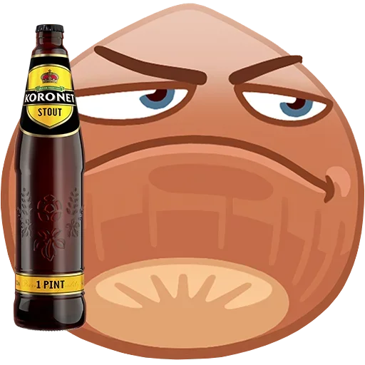 🍺 Стикер «Справедливый орех» для Telegram