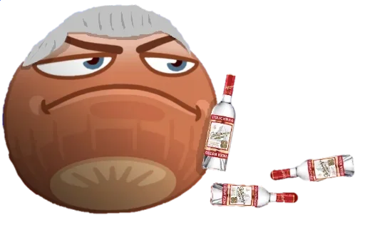 🥃 Стикер «Справедливый орех» для Telegram