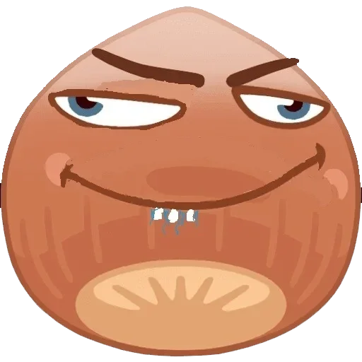 🥴 Стикер «Справедливый орех» для Telegram