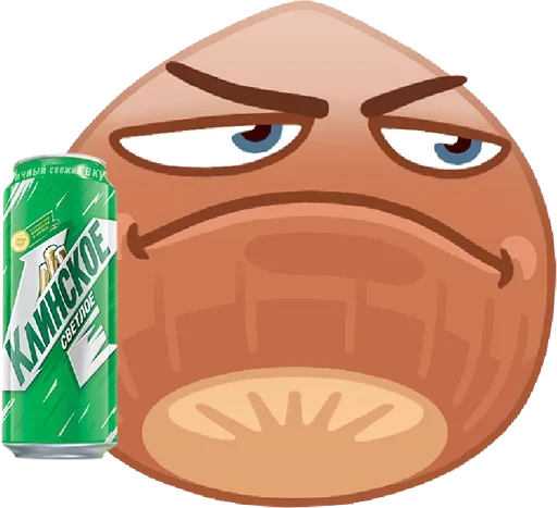 🍺 Стикер «Справедливый орех» для Telegram