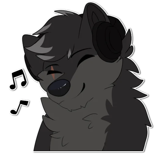 🎧 Стикер «Mery» для Telegram
