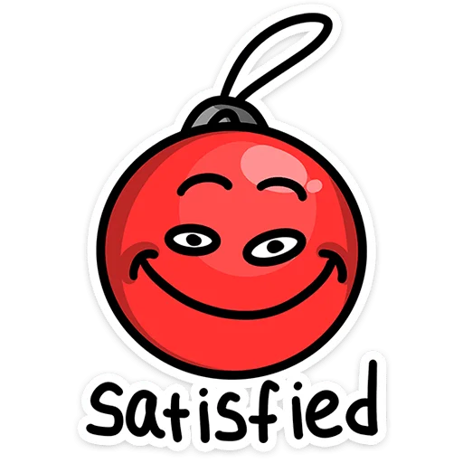 🎄 Стикер «Блестяхи» для Telegram