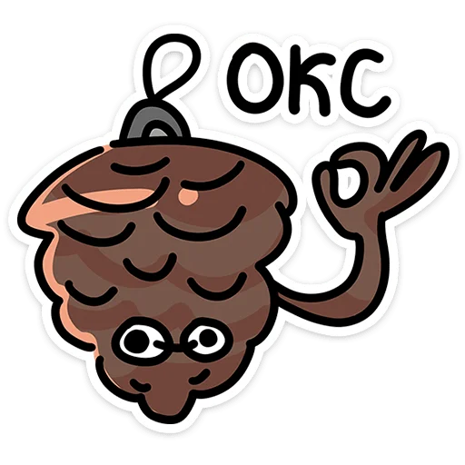 👌 Стикер «Блестяхи» для Telegram