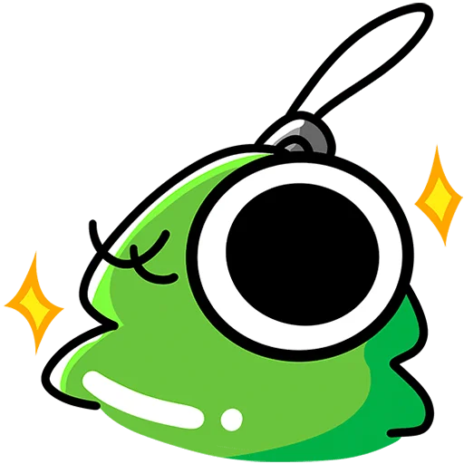 👁 Стикер «Блестяхи Без Текста» для Telegram