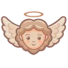 🤩 Эмодзи «бежевые буквы и иконки православия» для Telegram