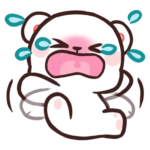 😭 Стикер «Milk&;s Daily Life» для Telegram