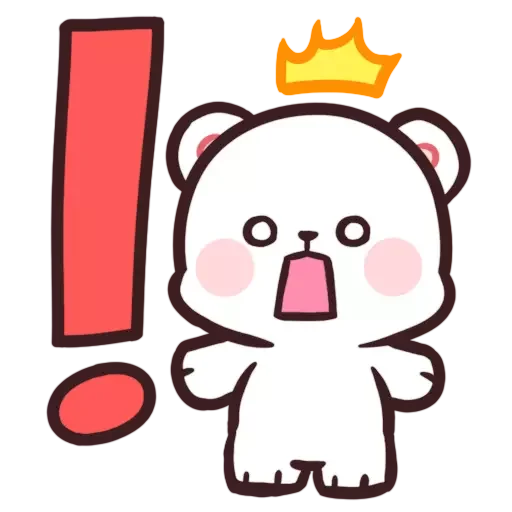😯 Стикер «Milk&;s Daily Life» для Telegram