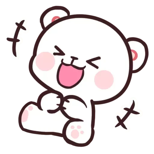 😆 Стикер «Milk&;s Daily Life» для Telegram