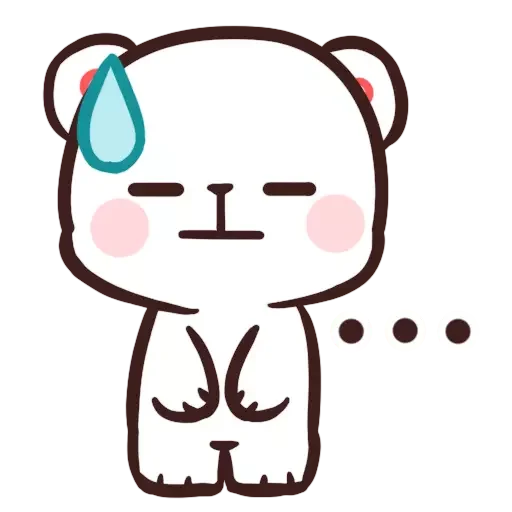 😑 Стикер «Milk&;s Daily Life» для Telegram