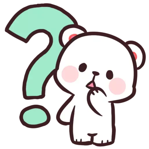 🤔 Стикер «Milk&;s Daily Life» для Telegram