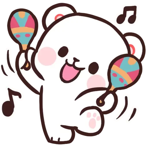 😄 Стикер «Milk&;s Daily Life» для Telegram