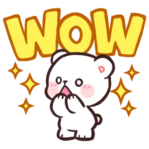 😯 Стикер «Milk&;s Daily Life» для Telegram