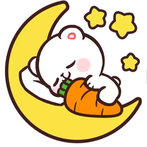 😴 Стикер «Milk&;s Daily Life» для Telegram