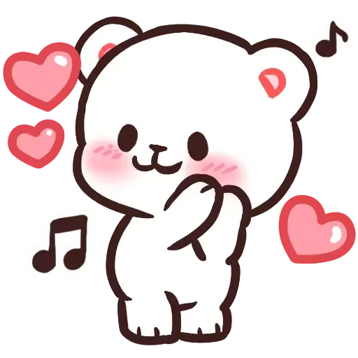 😍 Стикер «Milk&;s Daily Life» для Telegram