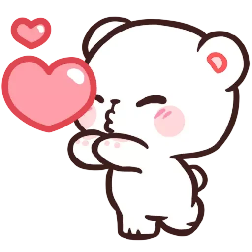 😘 Стикер «Milk&;s Daily Life» для Telegram