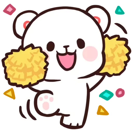 💪 Стикер «Milk&;s Daily Life» для Telegram