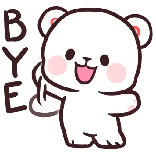 👋 Стикер «Milk&;s Daily Life» для Telegram