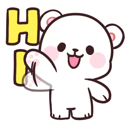 Стикерпак Milk&;s Daily Life для Telegram
