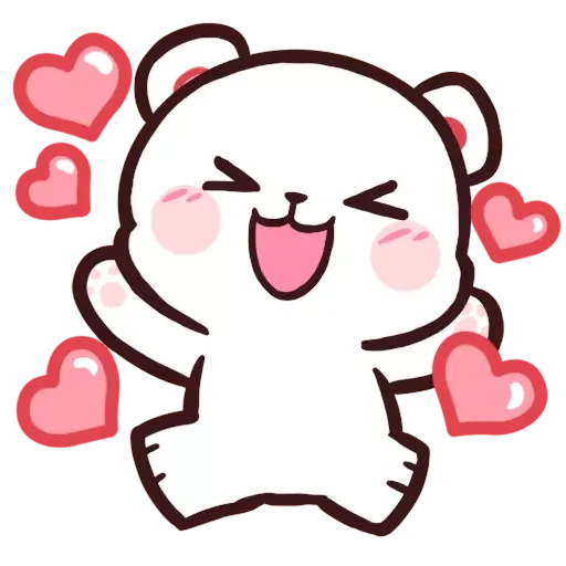 🥰 Стикер «Milk&;s Daily Life» для Telegram
