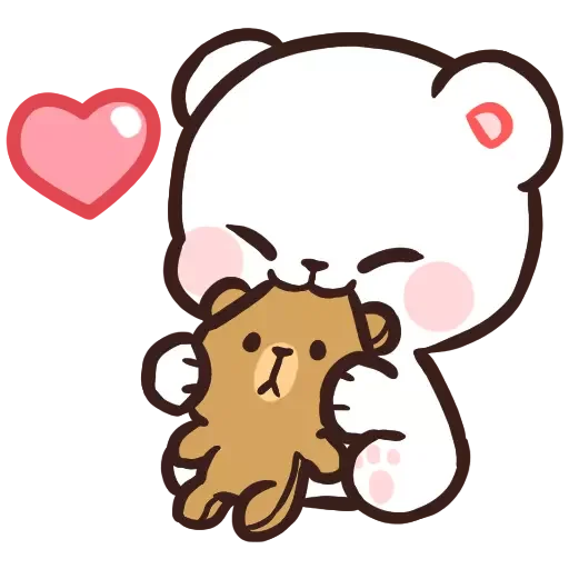 😙 Стикер «Milk&;s Daily Life» для Telegram