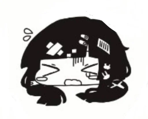 😫 Стикер «Osage chan» для Telegram