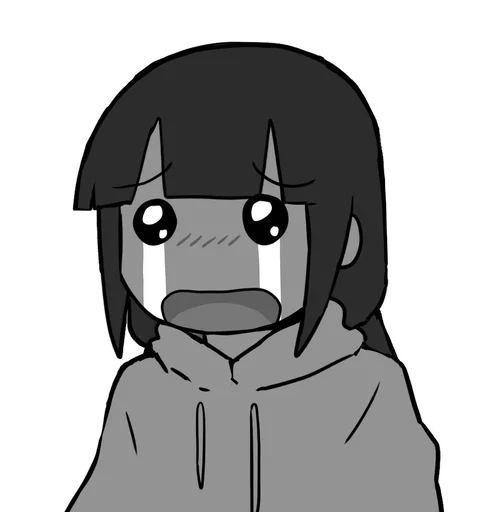 😭 Стикер «Osage chan» для Telegram