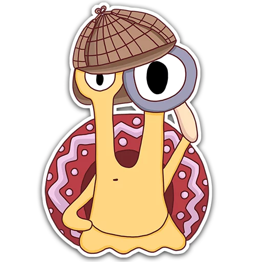 🕵 Стикер «Oscar the snail» для Telegram