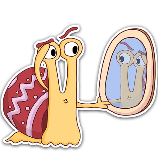 😜 Стикер «Oscar the snail» для Telegram