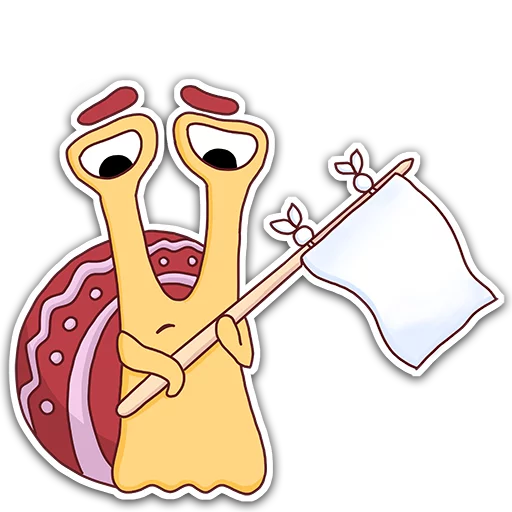 😥 Стикер «Oscar the snail» для Telegram