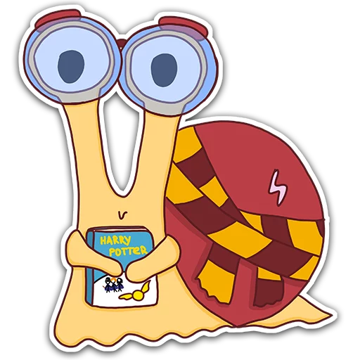🤓 Стикер «Oscar the snail» для Telegram