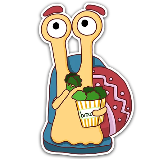 🎬 Стикер «Oscar the snail» для Telegram