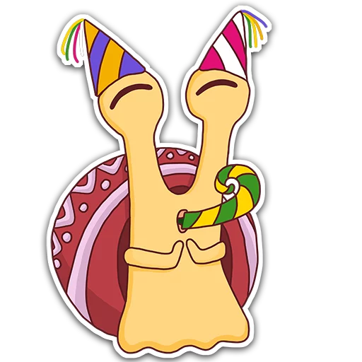 🎉 Стикер «Oscar the snail» для Telegram