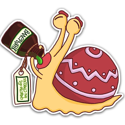 🤕 Стикер «Oscar the snail» для Telegram