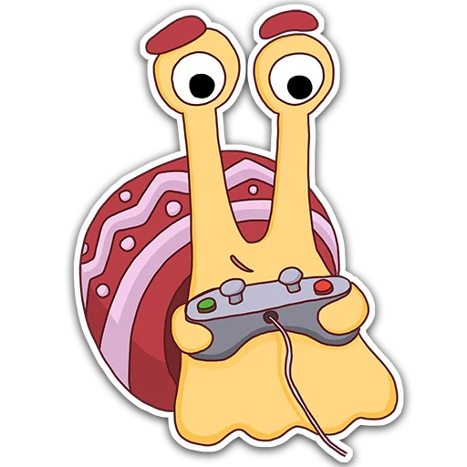 🎮 Стикер «Oscar the snail» для Telegram